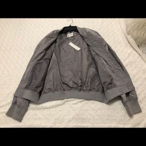Women’s Better Be Grey Bomber Jacket size: L
